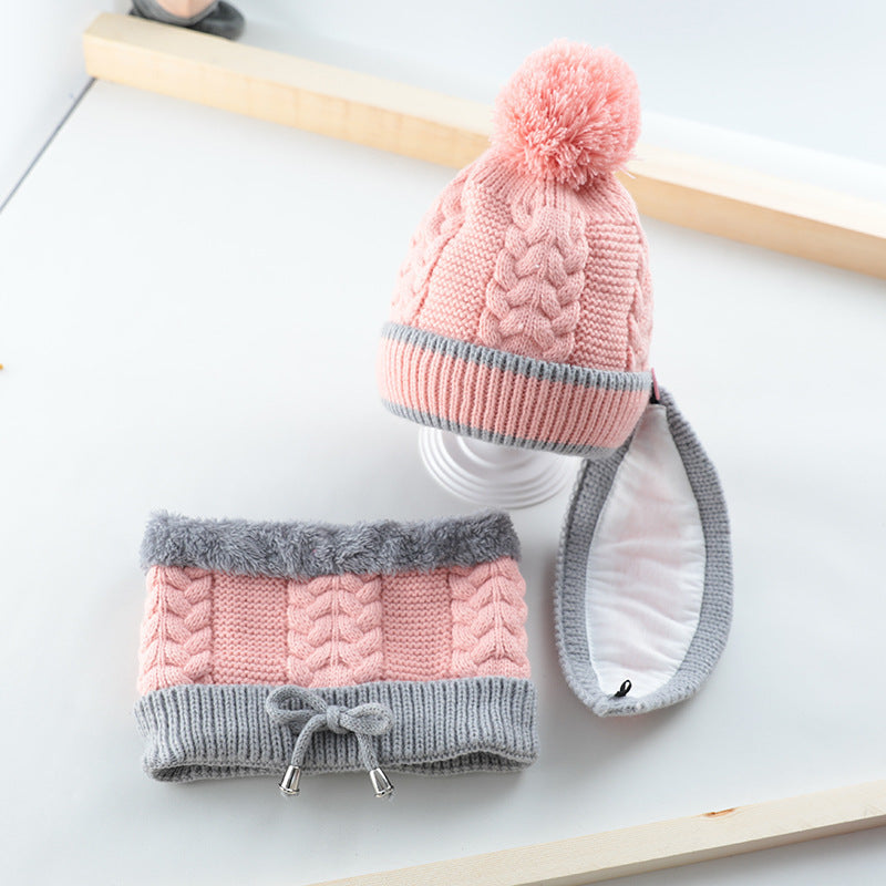 Bonnet triple protection (tête, visage, cou) pour enfant