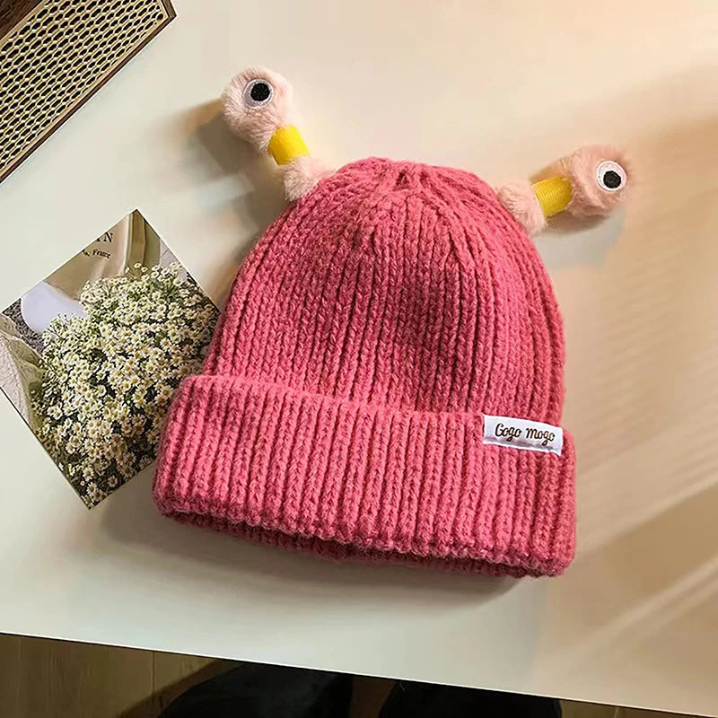 🔥 Bonnet en tricot mignon lumineux pour parent et enfant 🔥