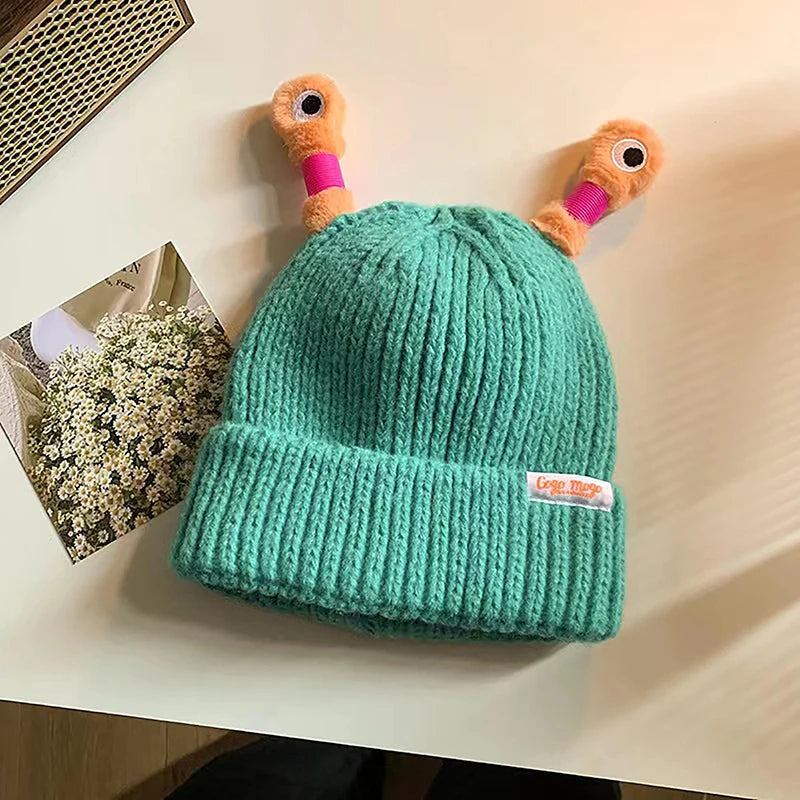 🔥 Bonnet en tricot mignon lumineux pour parent et enfant 🔥