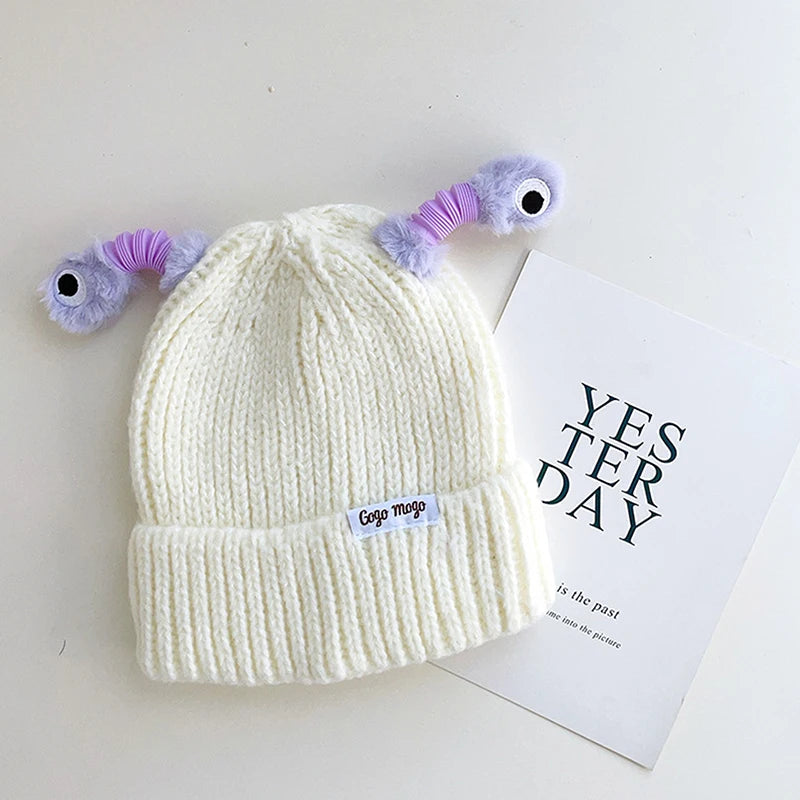 🔥 Bonnet en tricot mignon lumineux pour parent et enfant 🔥