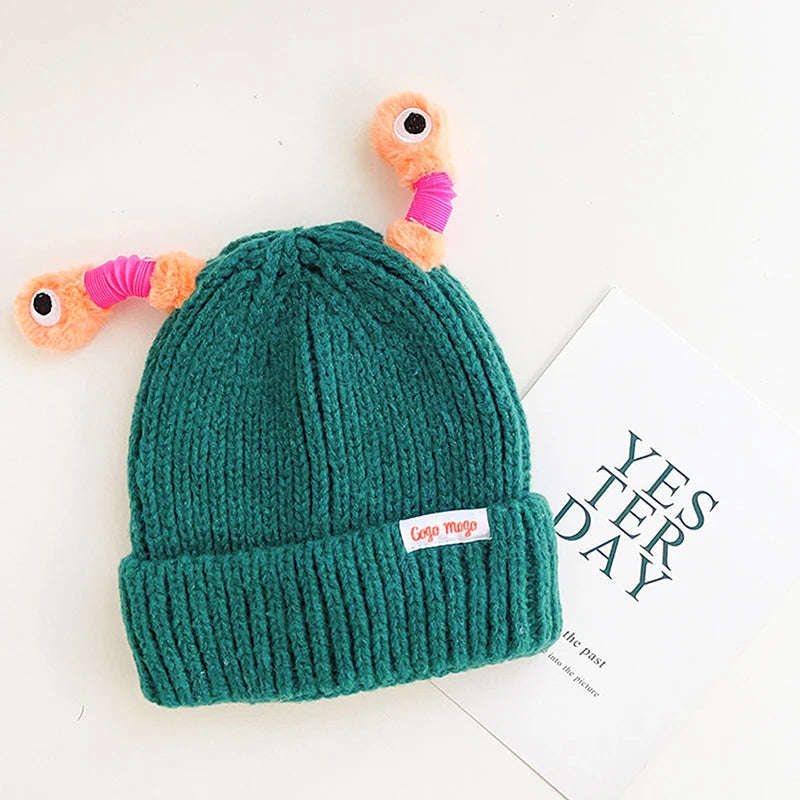 🔥 Bonnet en tricot mignon lumineux pour parent et enfant 🔥