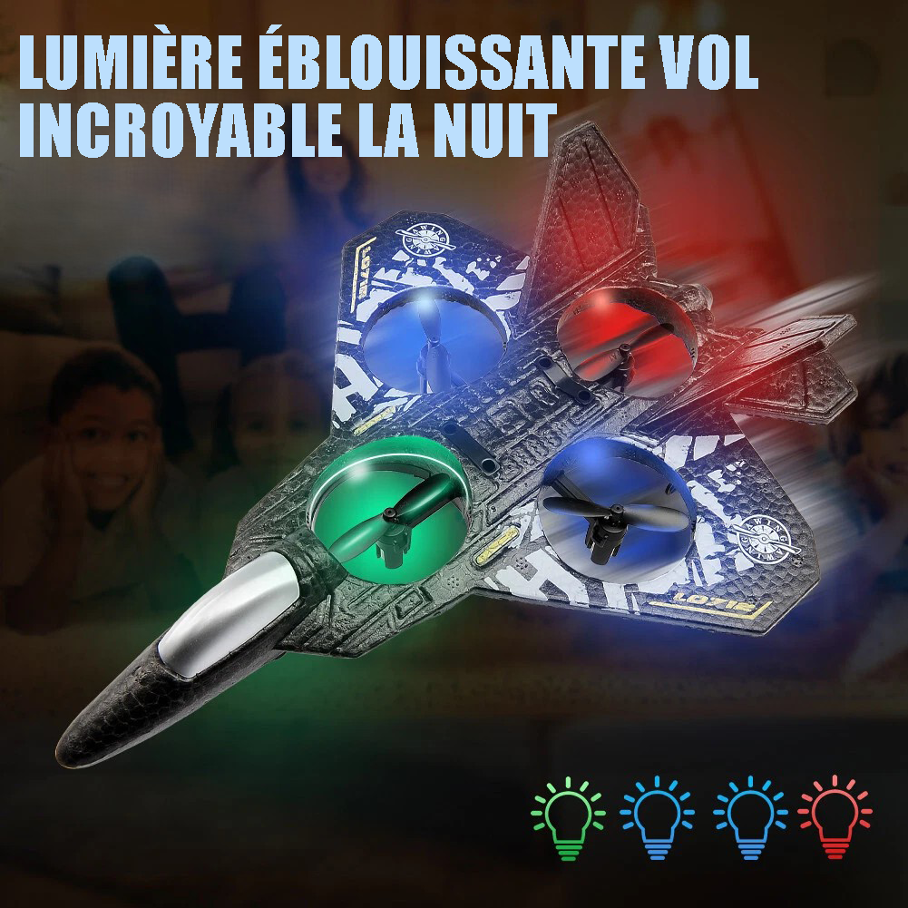 Avion RC L0712 – Avion Télécommandé à Détection de Gravité en Mousse EPP Légère