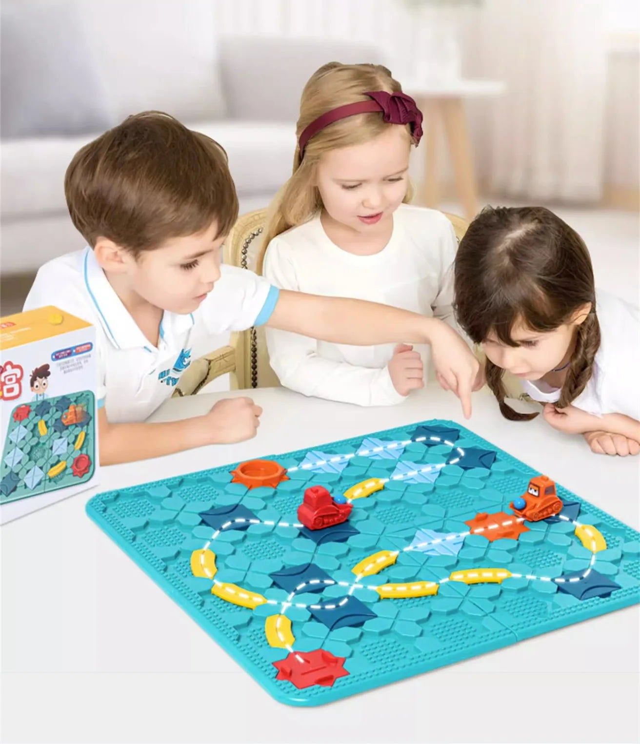 Labyrinthe de route Montessori pour enfants