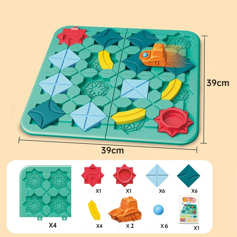 Labyrinthe de route Montessori pour enfants