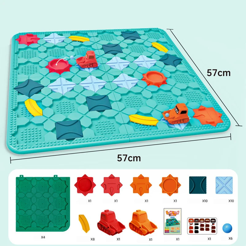 Labyrinthe de route Montessori pour enfants