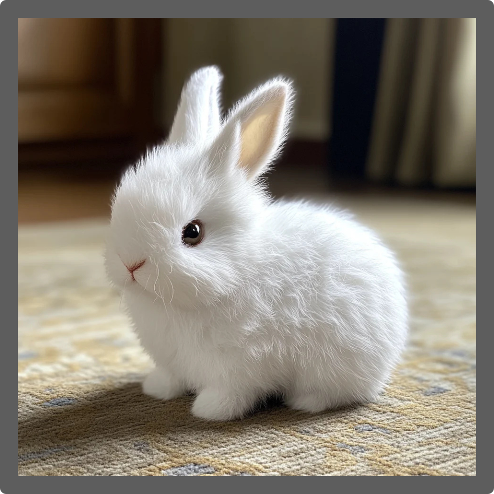 Nino, le lapin plus vrai que nature