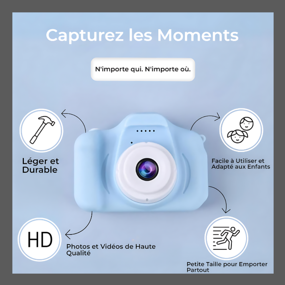 Appareil Photo Étanche Enfants HD