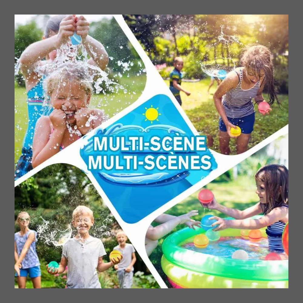 Ballons à Eau Réutilisables Berda Quebec™ - Plaisir Éclatant et Écologique