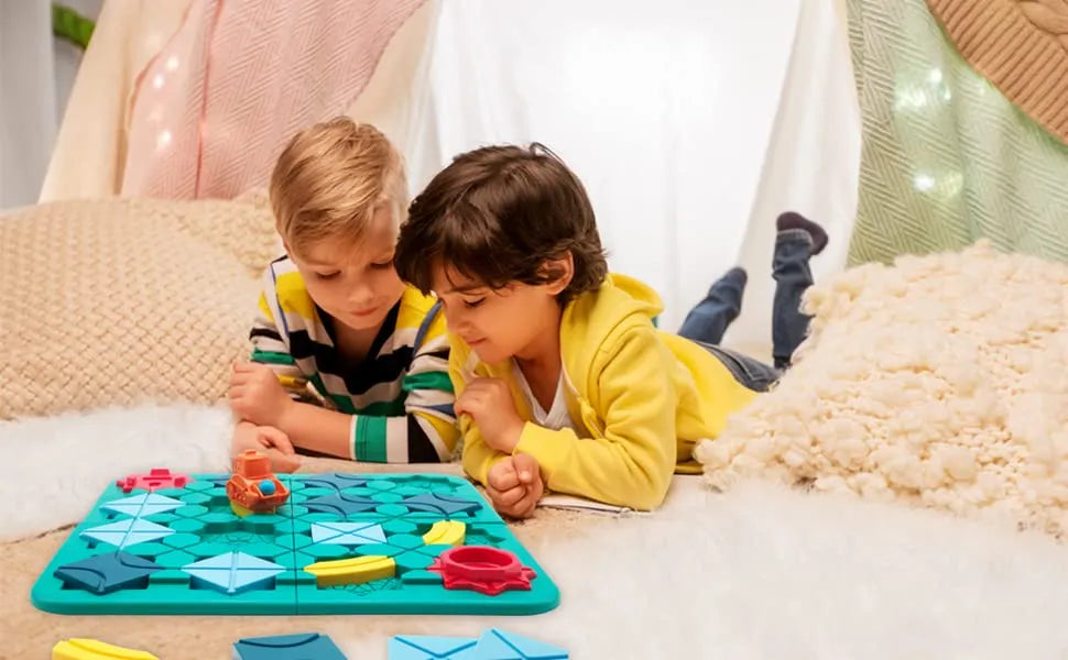 Labyrinthe de route Montessori pour enfants