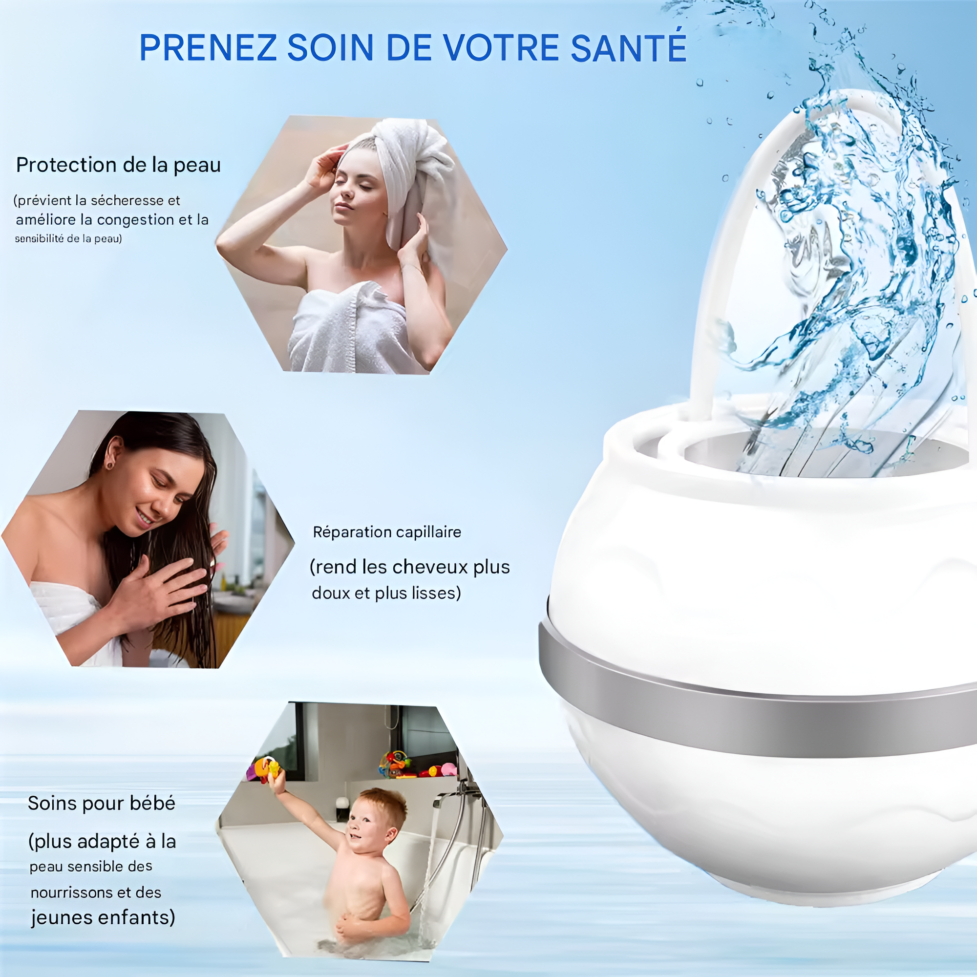 PureBain™ – Le Filtre Ultime pour L'Eau du Bain de Bébé