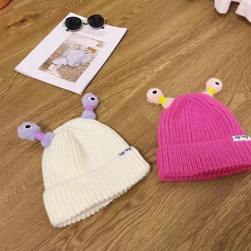🔥 Bonnet en tricot mignon lumineux pour parent et enfant 🔥