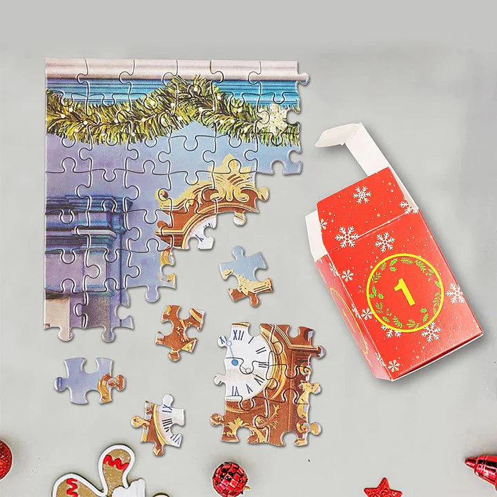 Boîte aveugle puzzle de Noël surprise 24 jours