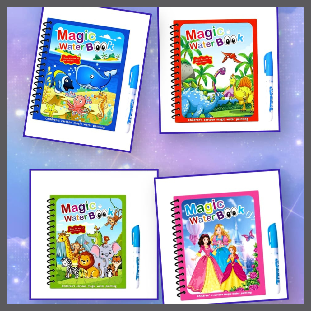 Les Livres Magiques à l’Eau – 4 Univers, Zéro Tache !