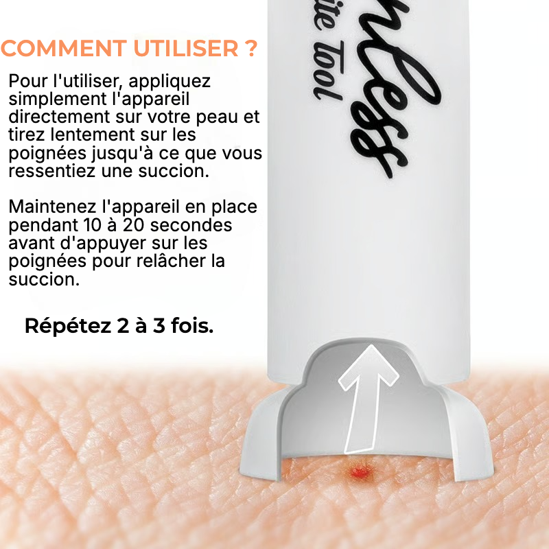 🦟 Soulagement instantané ✨ Outil contre les piqûres - Pour des journées confortables !