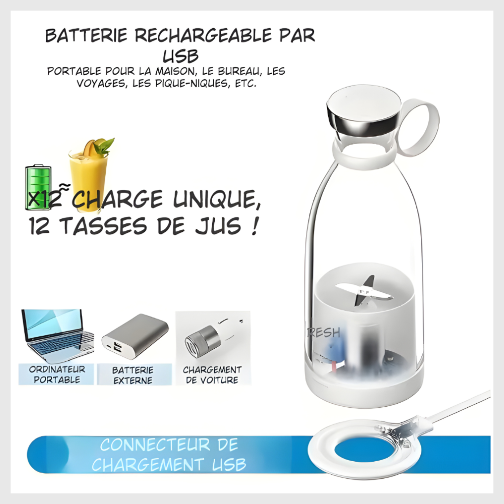 GrndSmooth — Le blender portable qui suit votre rythme, partout et tout le temps 🥤