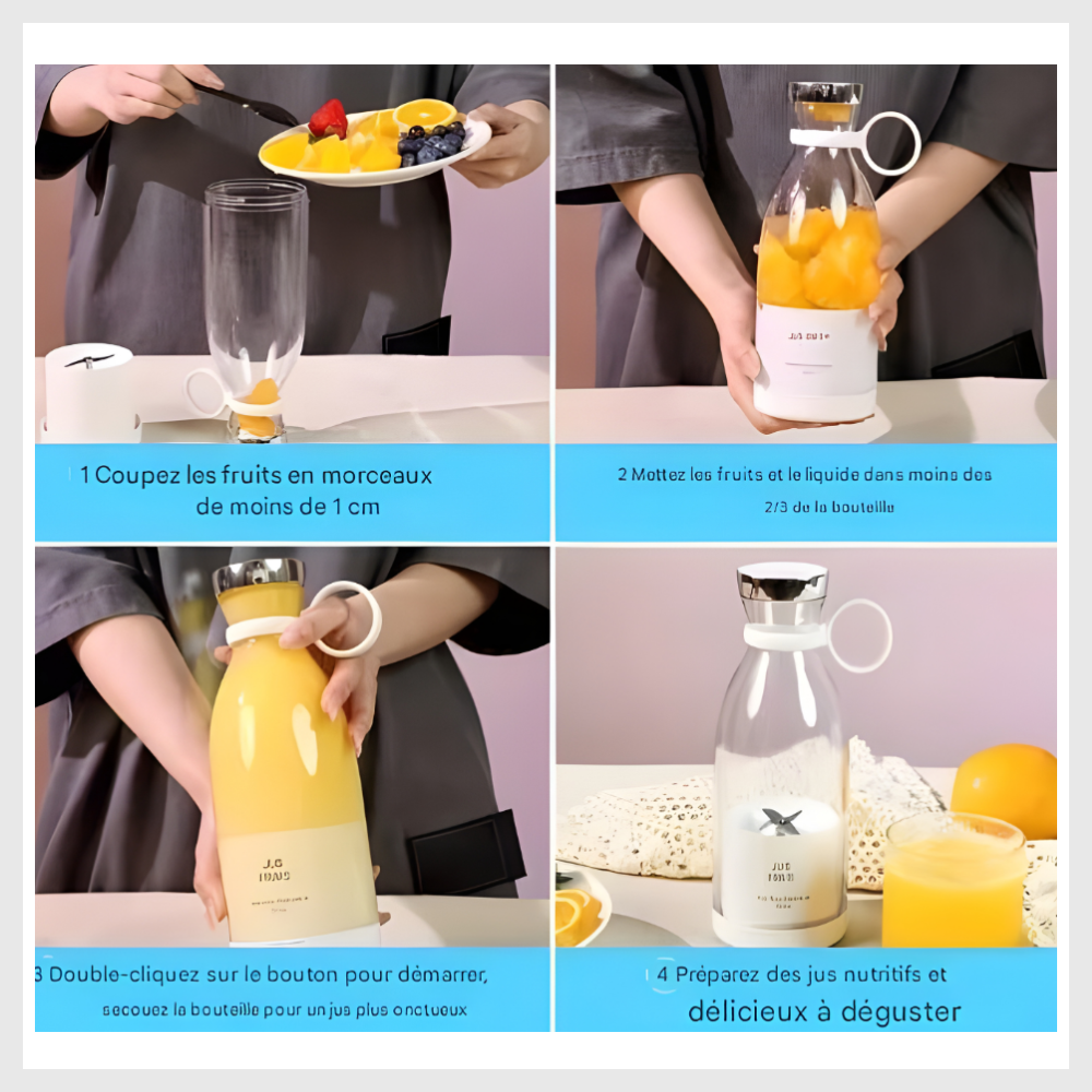 GrndSmooth — Le blender portable qui suit votre rythme, partout et tout le temps 🥤
